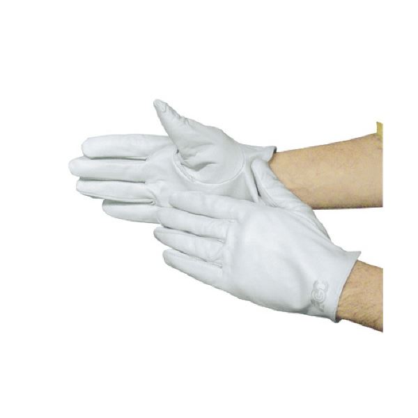 （まとめ）富士グローブ F-801 白 M 5847 1双 [x5セット]