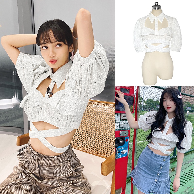 リサはジャズステージ衣装でkpopジャズダンスパフォーマンスで踊る