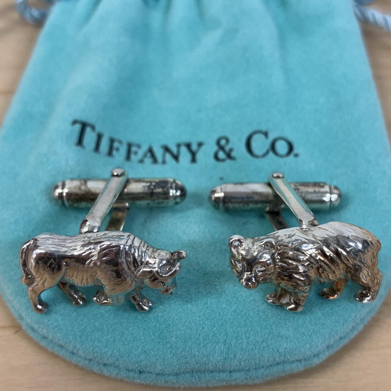 TIFFANY&Co. ティファニー カフス シルバー925 シルバー 925刻印【中古】 メンズ