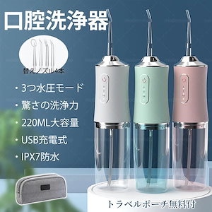 ジェットウォッシャー 口腔洗浄器 ジェットフロス 口内洗浄器 辛 ホワイト