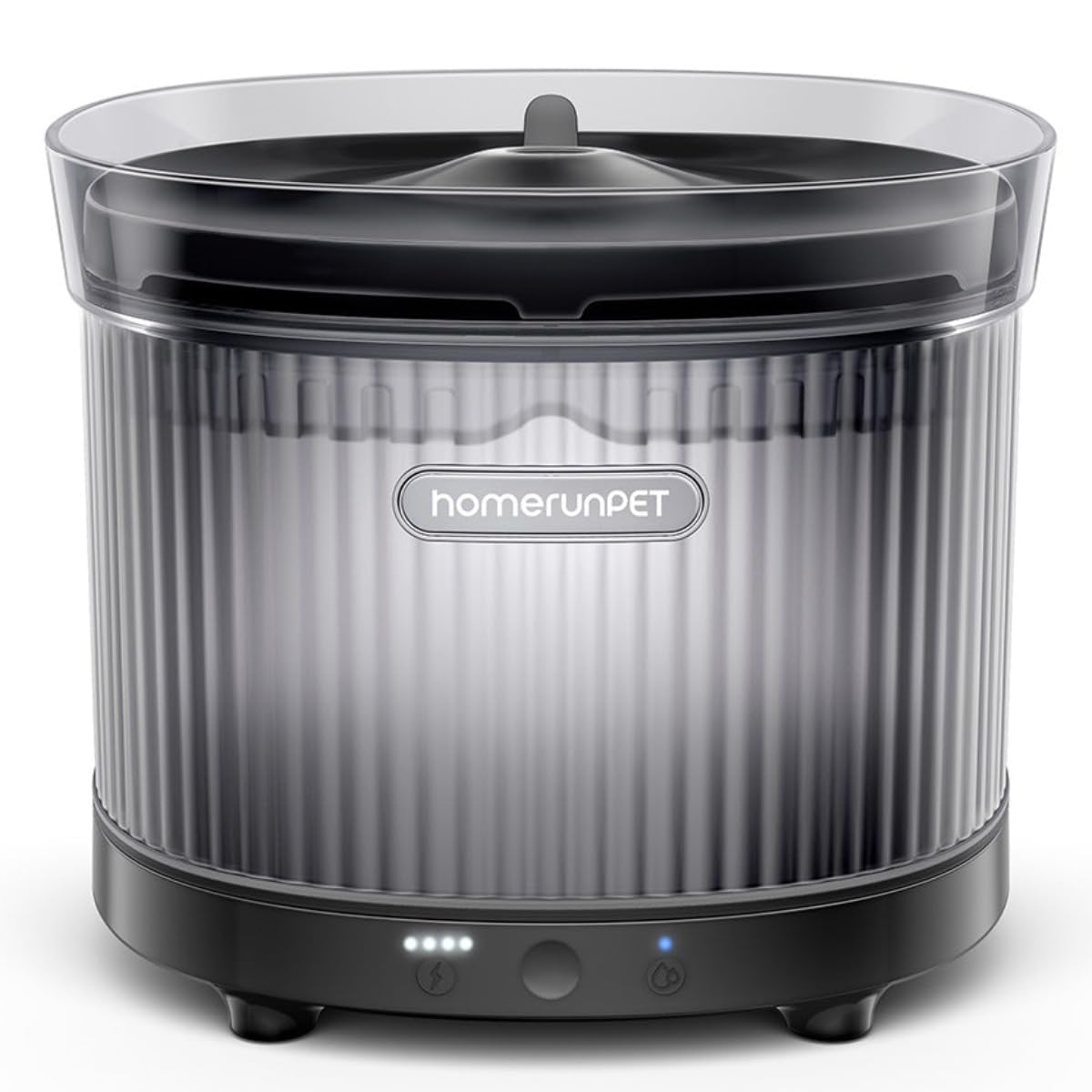 Homerunpet 完全コードレスペット用自動給水器 充電式 一ヶ月充電不要 ワイヤレスポンプ 大容量2L LEDライト 3つの給水モード 組み立て簡単 お手入れ簡単 フィルター付き 犬 猫 水飲み