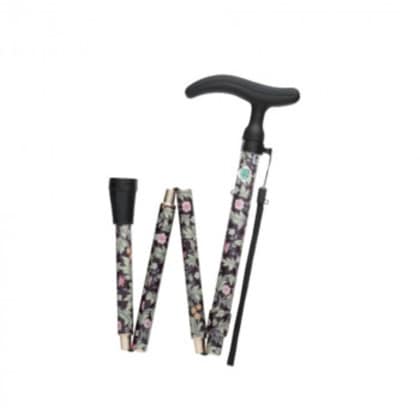 フジホーム ステッキ 杖 アクティブグレース折畳S ブラック WB3759