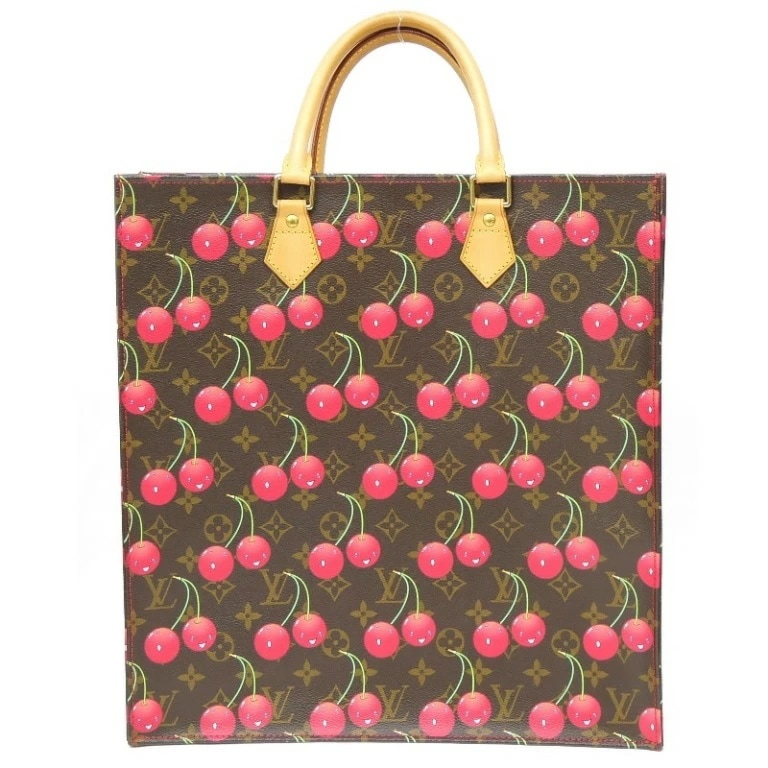 ルイ・ヴィトン LOUISVUITTON サック・プラ トートバッグ M95010 モノグラム・チェリー 【中古】(69979)