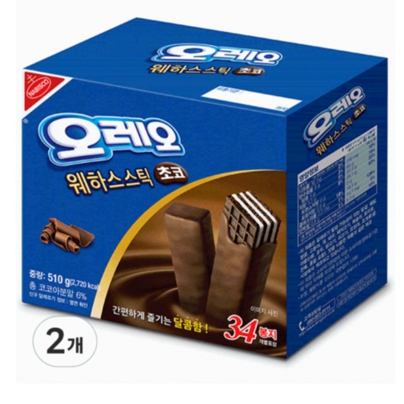 オレオウェハススティックチョコ510g2個