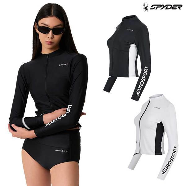 [] 女性用ウォータースポーツジップアップラッシュガードSPJMCNFT371W