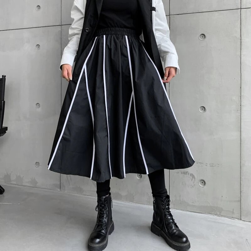 スカート ボトムス フレアスカート 膝下 ミモレ ミモレ丈 ミディアム丈 Aライン かわいい 大人可愛い きれいめ シンプル カジュアル 大人 上品 おしゃれ お洒落 かっこいい レトロ lbot05