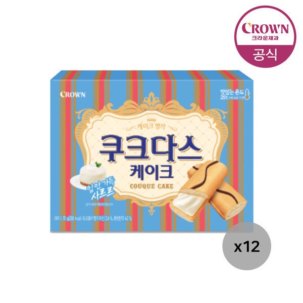 クークダス ケーキ 154g 12パック（1箱）