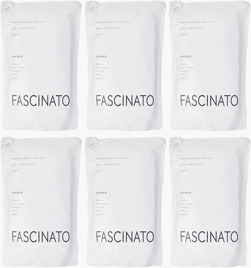 【×6個】ファシナート ボディソープ 500ｍｌ(レフィル)