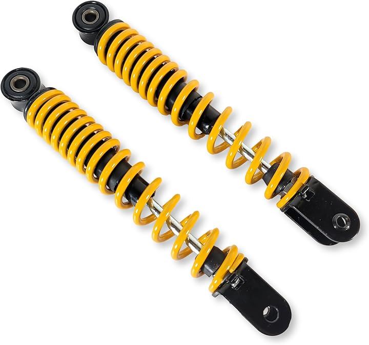 SUZUKI アドレス V100 フロント サスペンション ブラック 左右 2本セット ポン付け スズキ ショック 社外品 ２本 黄( ２本(黄))