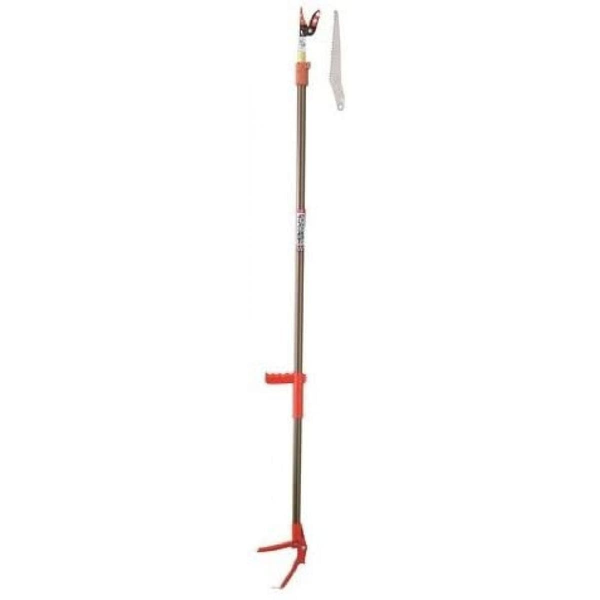 ニシガキ のびのび枝切り のこぎり付き 3.0m N-128 高枝切りばさみ 剪定 採果 枝切り 太枝切り アルミ 軽量 無段階伸縮