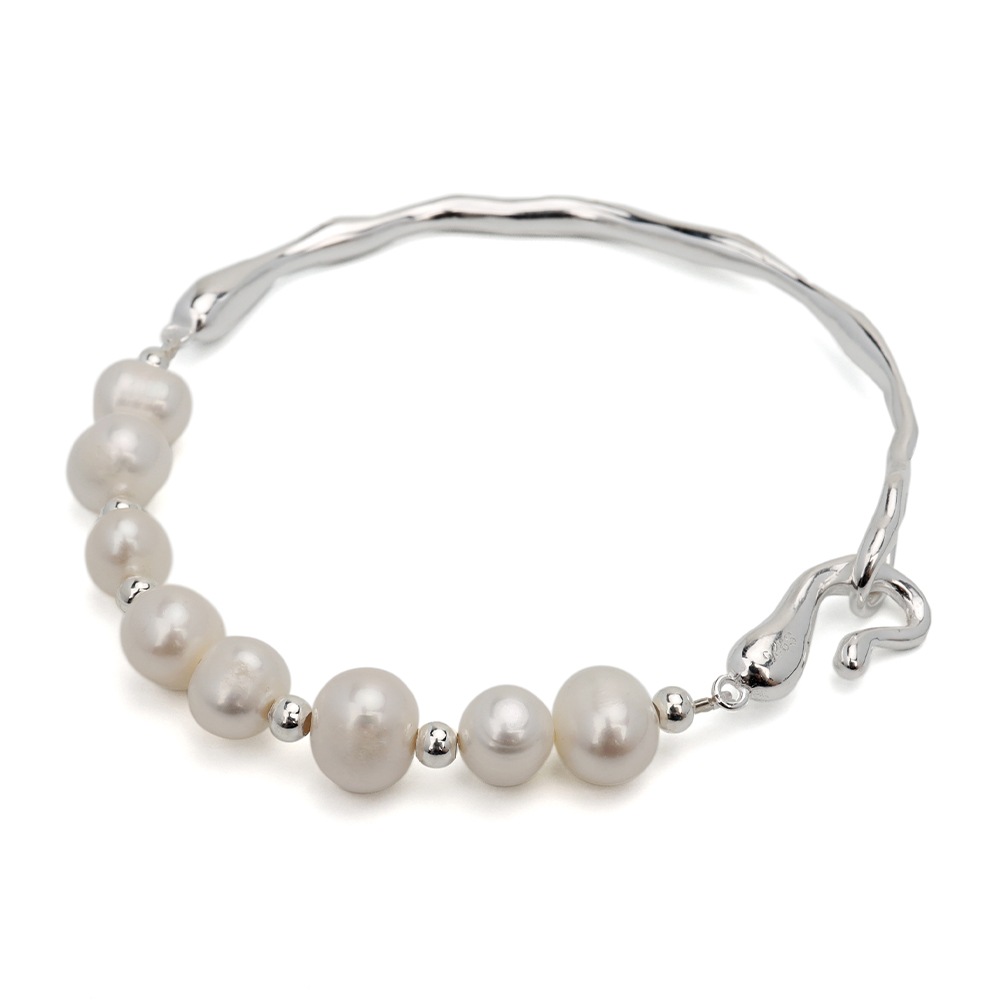 シルバー925 パールブレスレット [cb101]