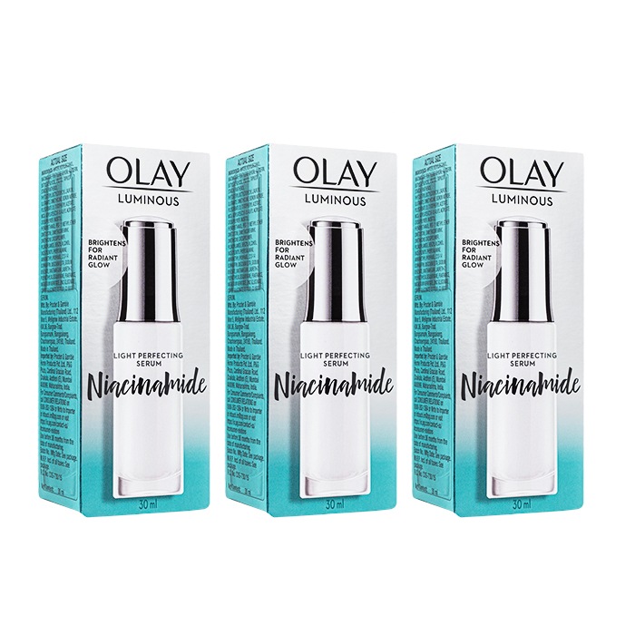 オレイ ルミナス ライトパーフェクティングセラム(ナイアシンアミド) 30ml 3個 OLAY オーレイ 保湿用美容液 海外発送 日時指定不可 ヤマト国際便発送