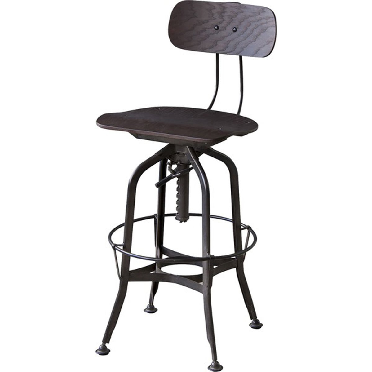 カウンターチェア 積層合板 アッシュ ラッカー塗装 スチール 粉体塗装