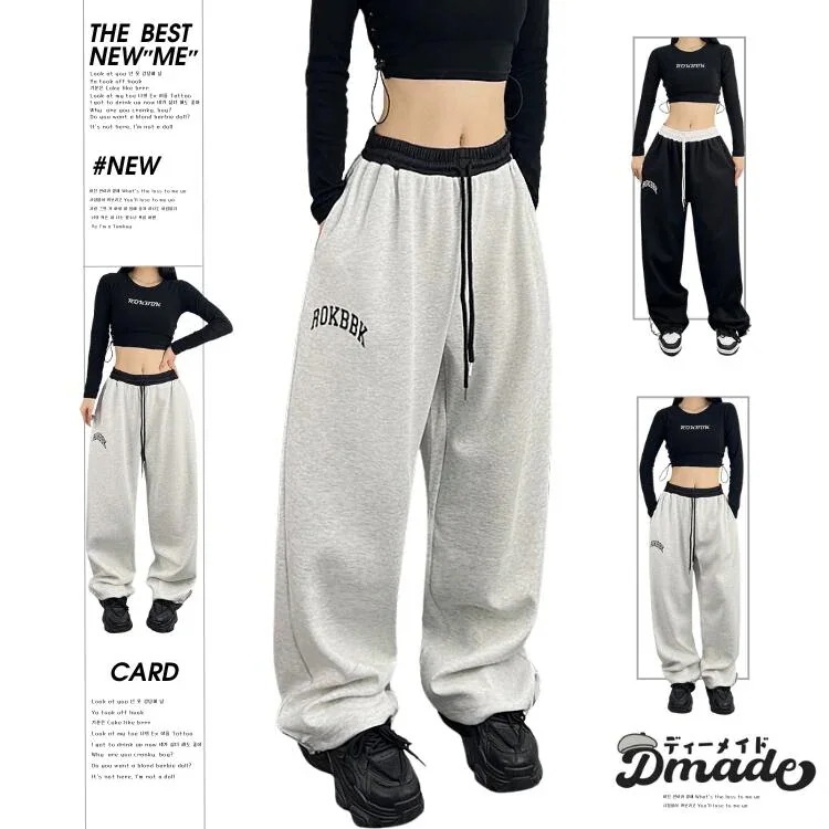 2026年初の販促商品ダンスパンツ 黒 ジャズパンツ レディース ヒップホップ ダンス パンツ ズボン 長ズボン オシャレ ダンス衣装 ロング丈 ダンスウェア hiphop ボトムス おしゃれ 韓国風