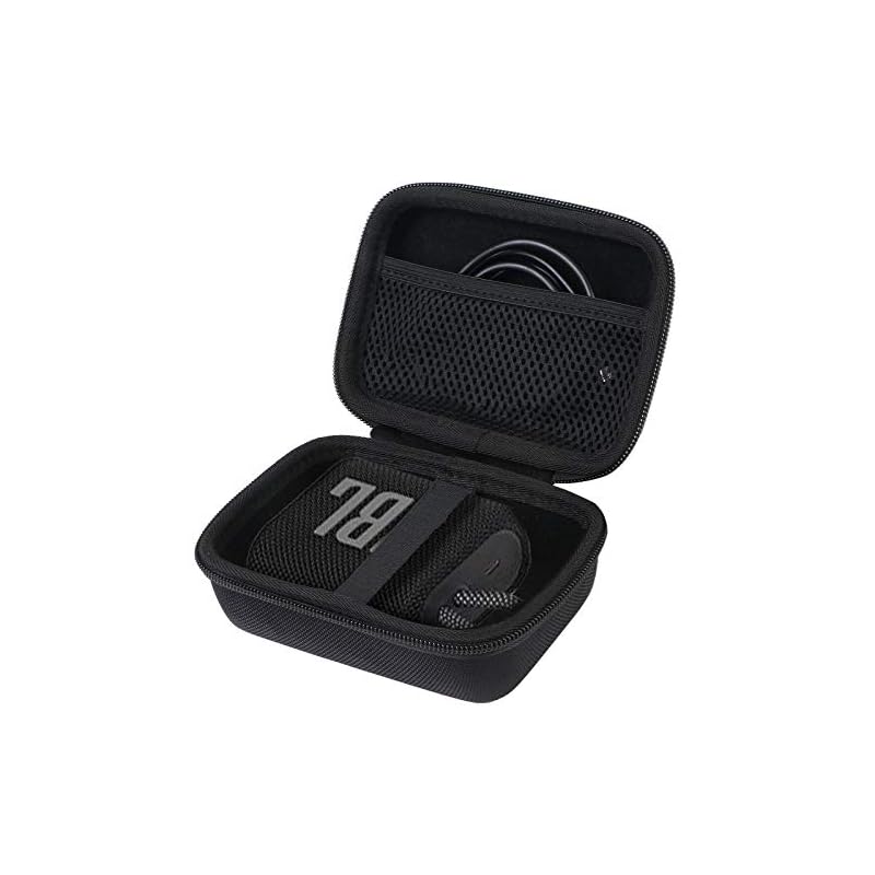 JBL GO3 GO 3 Bluetooth ポータブルスピーカー 専用保護収納ケース- Aenllosi (ブラック)