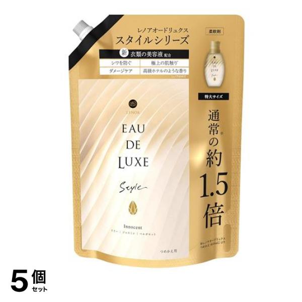 レノアオードリュクス スタイルシリーズ イノセント 600mL (詰め替え用 特大) 5個セット