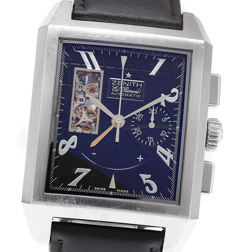 ゼニス ZENITH 03.0550.4021 グランド ポートロワイヤル オープン パワーリザーブ 自動巻き メンズ _899522【中古】