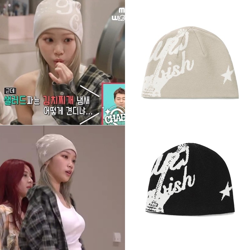 ［Lesserafimチェウォン着用］ジャガードギタービーニー フリーサイズ 韓国ファッション 韓国ブランド 韓国公式正規品