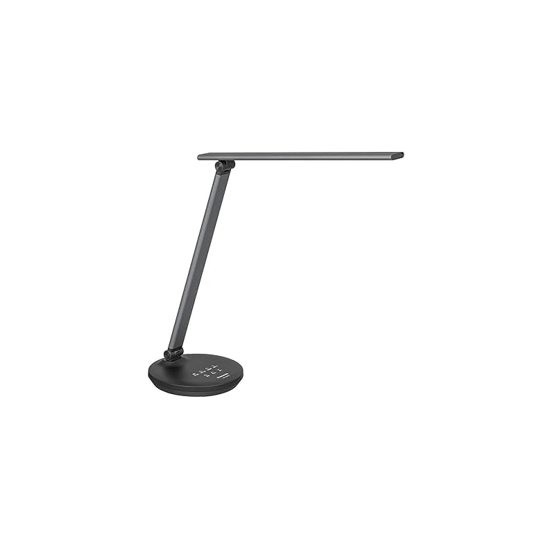 【即納】パナソニック LEDデスクライト 置き型 パソコンくっきり光搭載 器具光束610ルーメン ブラック SQ-LD440-K