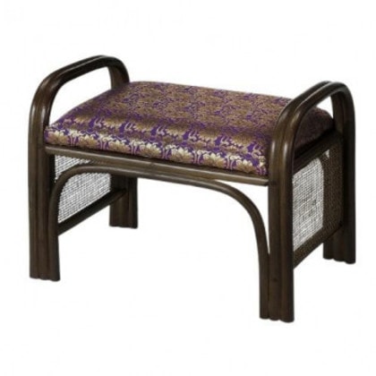 今枝商店 Romantic Rattan 籐金襴座椅子 紫 C14