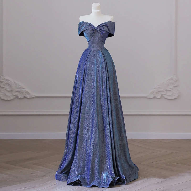 女性のためのドレス2025秋のワンショルダーパーティーショーホストスリミングドレス