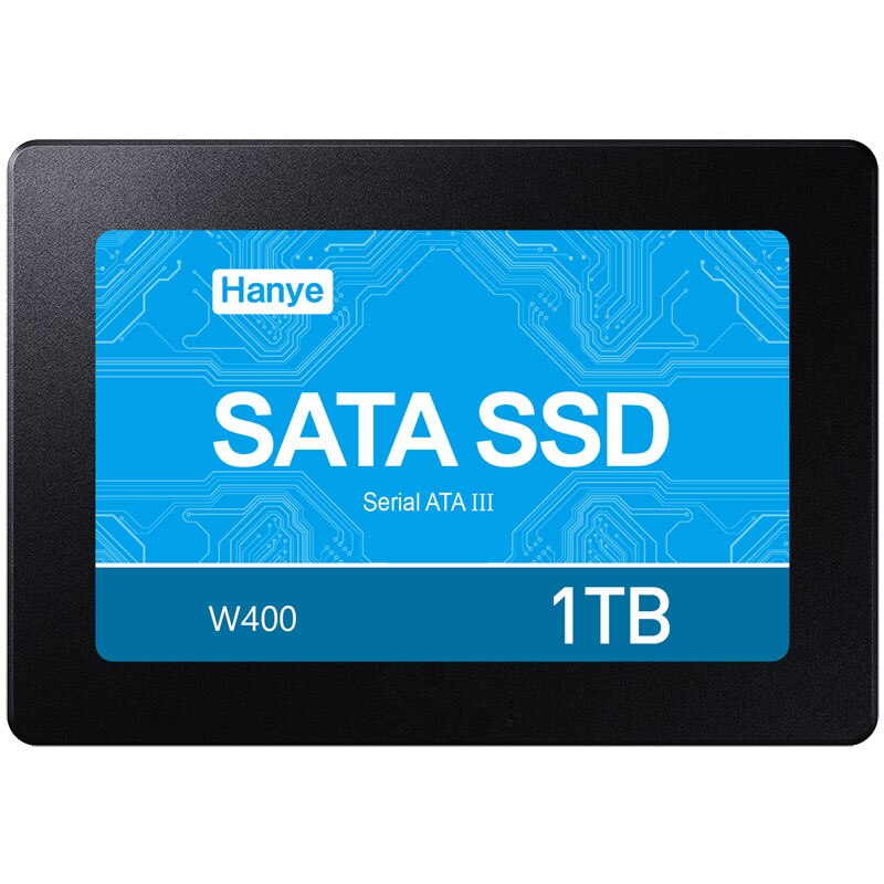 Hanye SSD 1TB 1000GB SATA3 R:520mb/s 6Gb/s 内蔵 2.5インチ 3D Nand TLC アルミ製筐体 3年保証