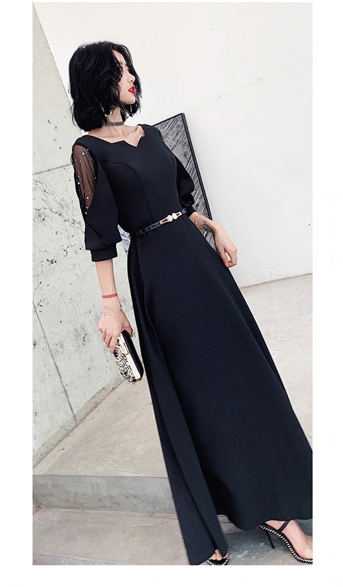 パーティードレス 結婚式 ウエディング 大人 成人式 黒 安い 上品 お呼ばれ 食事会 二次会 20代 30代