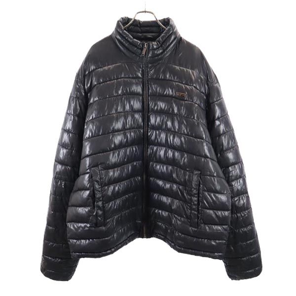 ビッグサイズ 長袖 中綿ジャケット XXL ブラック メンズ