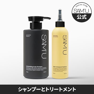 サミュ　シャンプー&トリートメント Qoo10] サミュ [ヘアケア2種]サミュシャンプートリート : ヘア