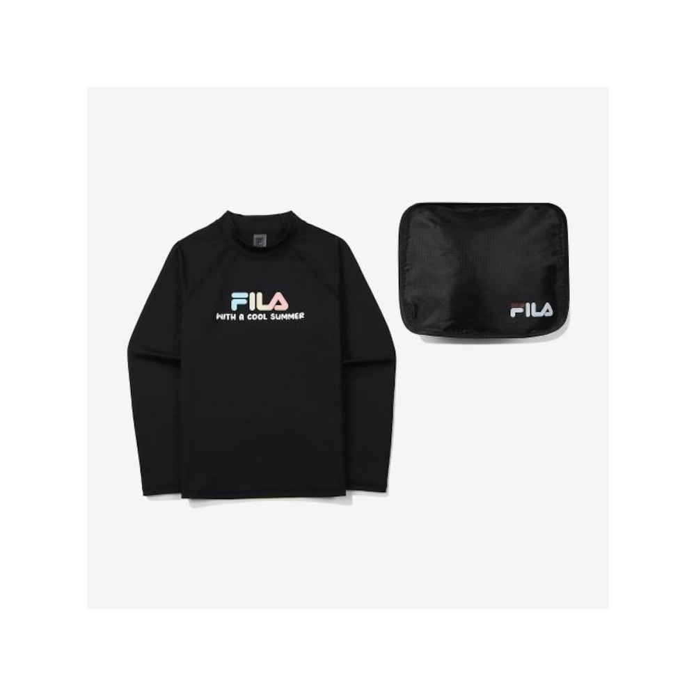 [FILA KIDS] アクアラッシュガード (FK2RTF2A01X_BLK) Q0ZFK2RTF2A01XBLK