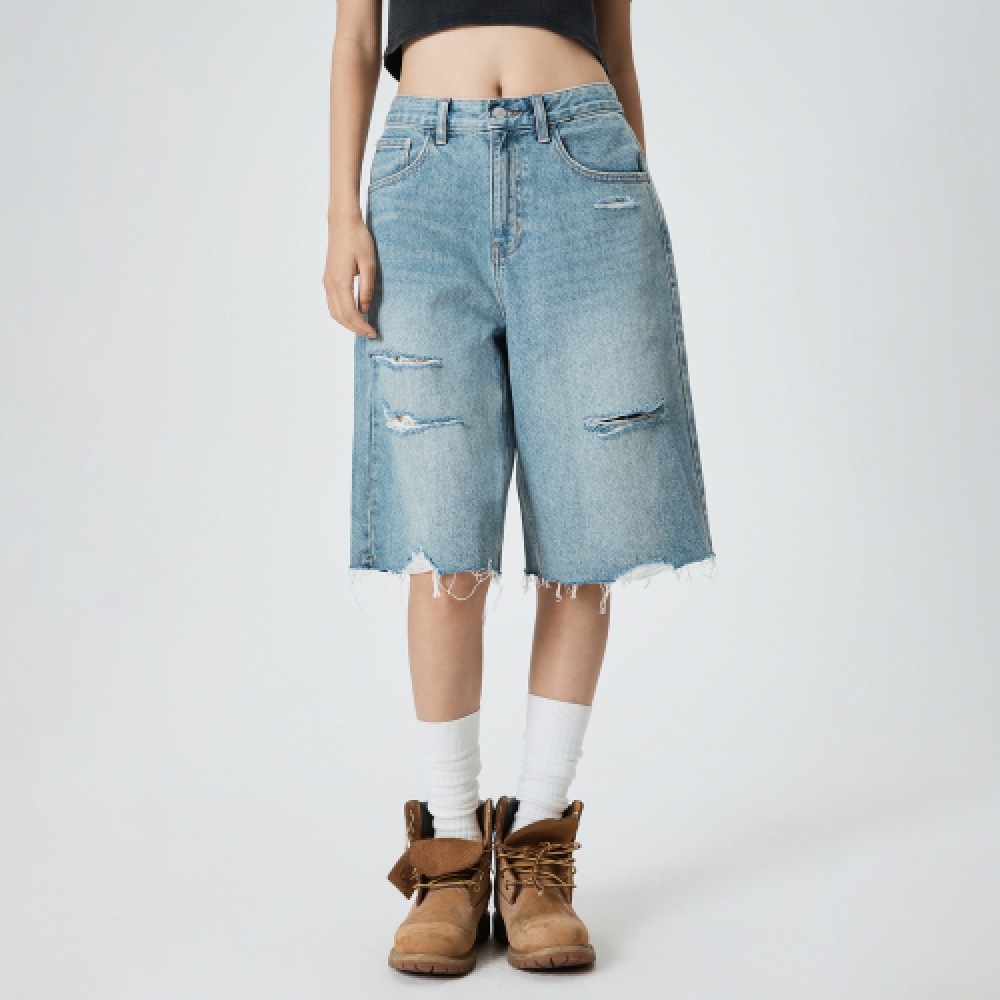 MIXXO ディストロイド バミューダデニム MIWTHF753J