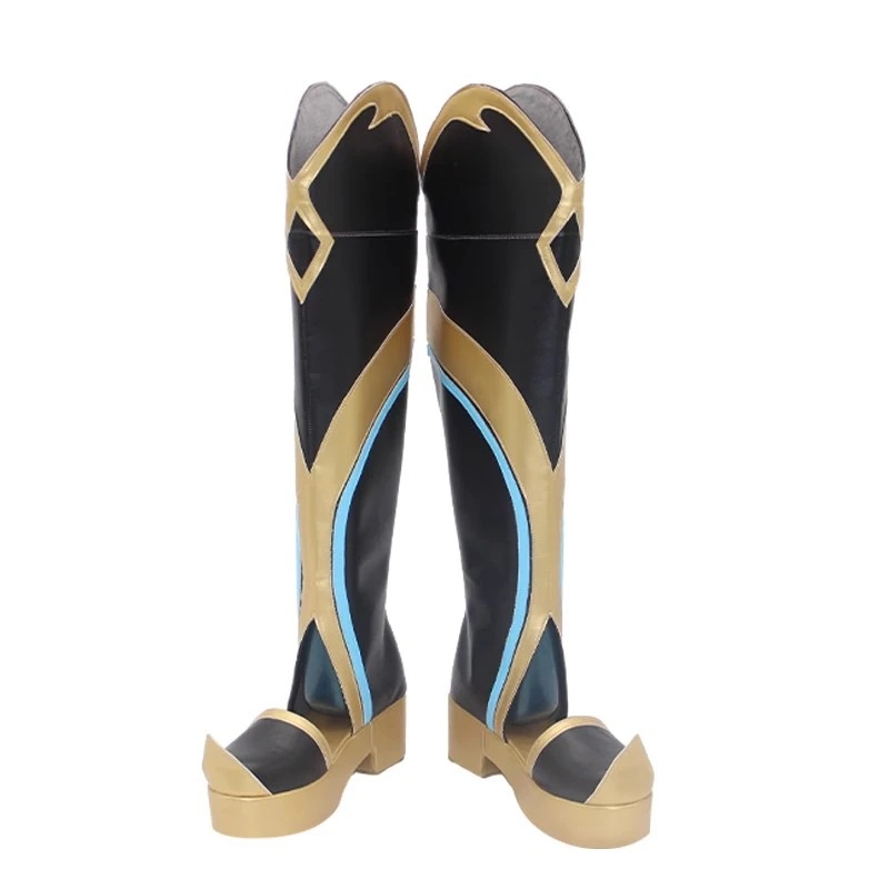 ガイア コスプレ靴 ガイア アルベリヒ 原神 靴 ブーツ 下駄 シューズ 長靴 コスプレ クリスマス ハロウィン