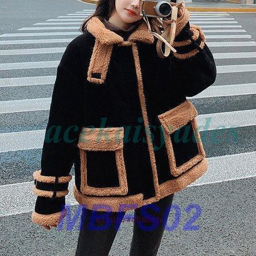 【2025新作SALE】20代 0代 40代 50代 レディース ファッション 女性 カジュアル 秋 冬 コーデュロイボアジャケット アウター エコファー ルーズ ゆったり 長袖 秋冬