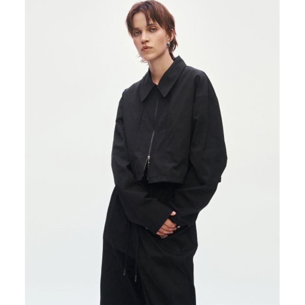 TREEMINGBIRD Bomber Setup Jacket Black TMB233ZT402_70