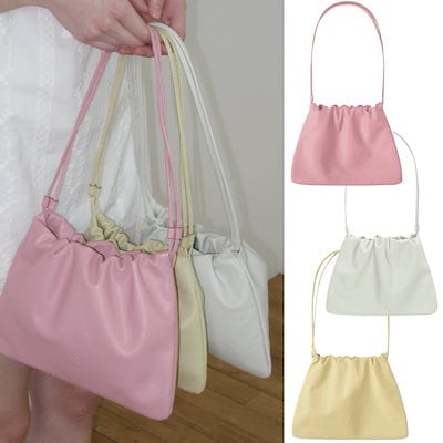 Qoo10] シヌーン Dumpling Bag (3 COLO : バッグ・雑貨