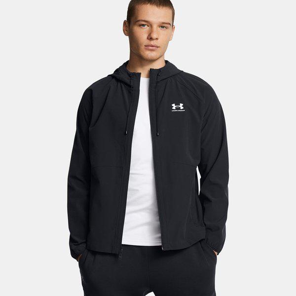(6003001D001) 男性 UA ストレッチ ウーブン フード ジャケット