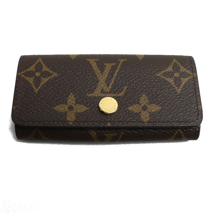 LOUIS VUITTON ルイ・ヴィトン ミュルティクレ4 キーケース モノグラム M69517 ICチップ レディース 未使用 買取品