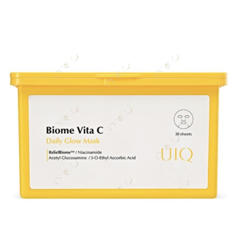 バイオム ビタC デイリーグローシート マスク 30枚 肌トーンアップ/ しみケア/ 保湿ケア