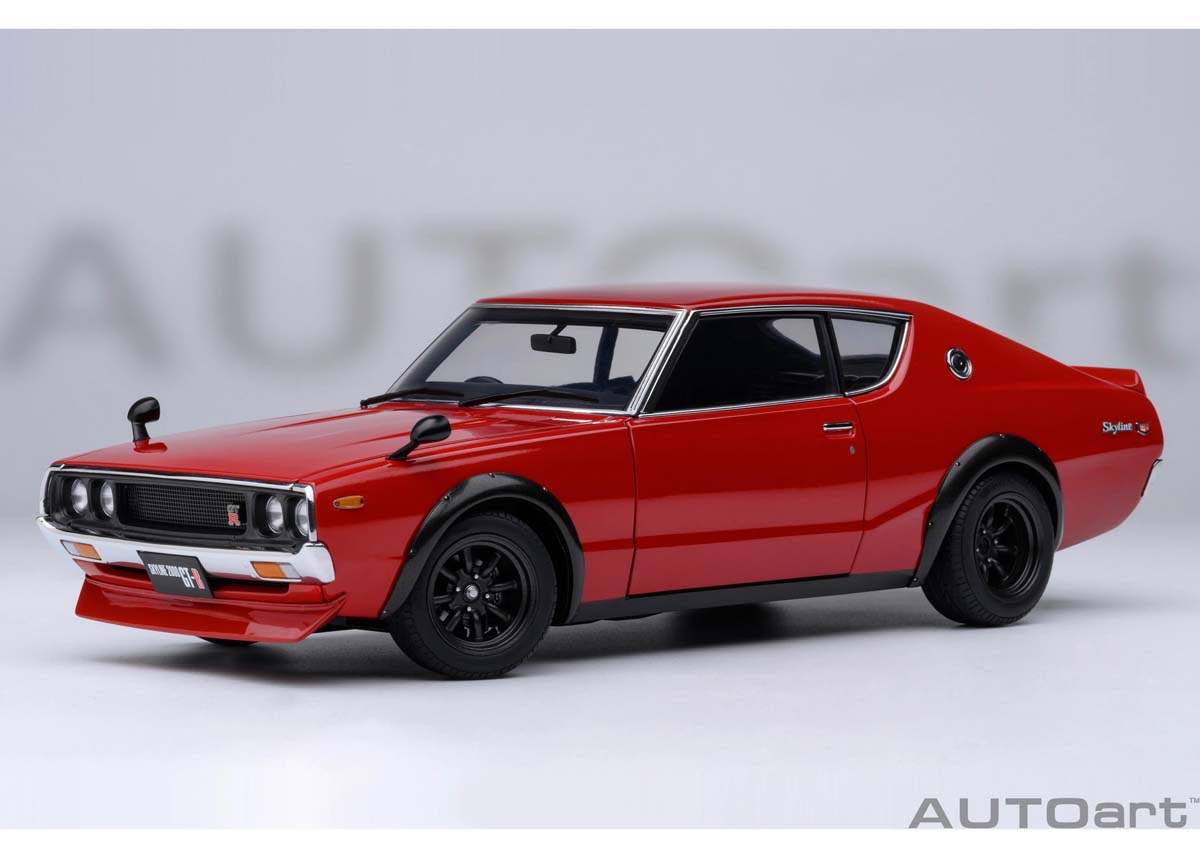 オートアート 1/18 日産 スカイライン 2000GT-R （KPGC110） チューンド・バージョン （レッド）【77468】 ミニカー AUTO 77468 ニッサン 2000GT-R チューン