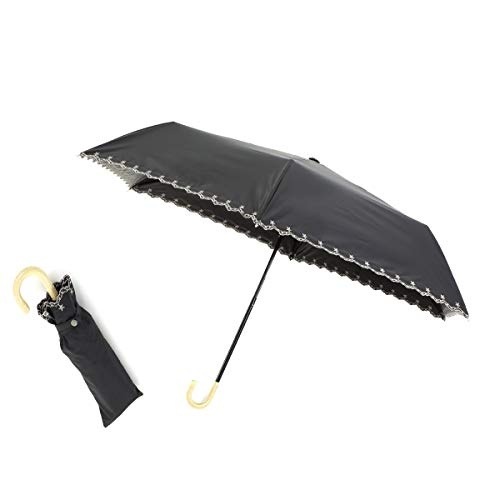 New 折りたたみ 日傘 折りたたみ傘 完全遮光 ショッピング 超軽量 メーカー再生品 遮熱 170g UVカット 100％ 遮光