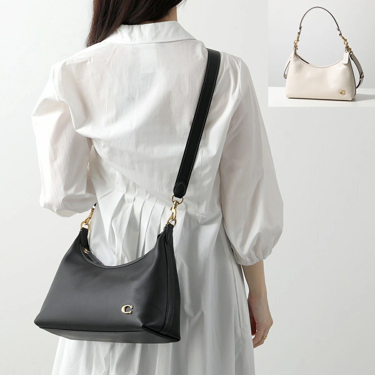 COACH コーチ ショルダーバッグ ジュリエット CR981 レディース レザー ハンドバッグ クロスボディ 鞄 カラー2色