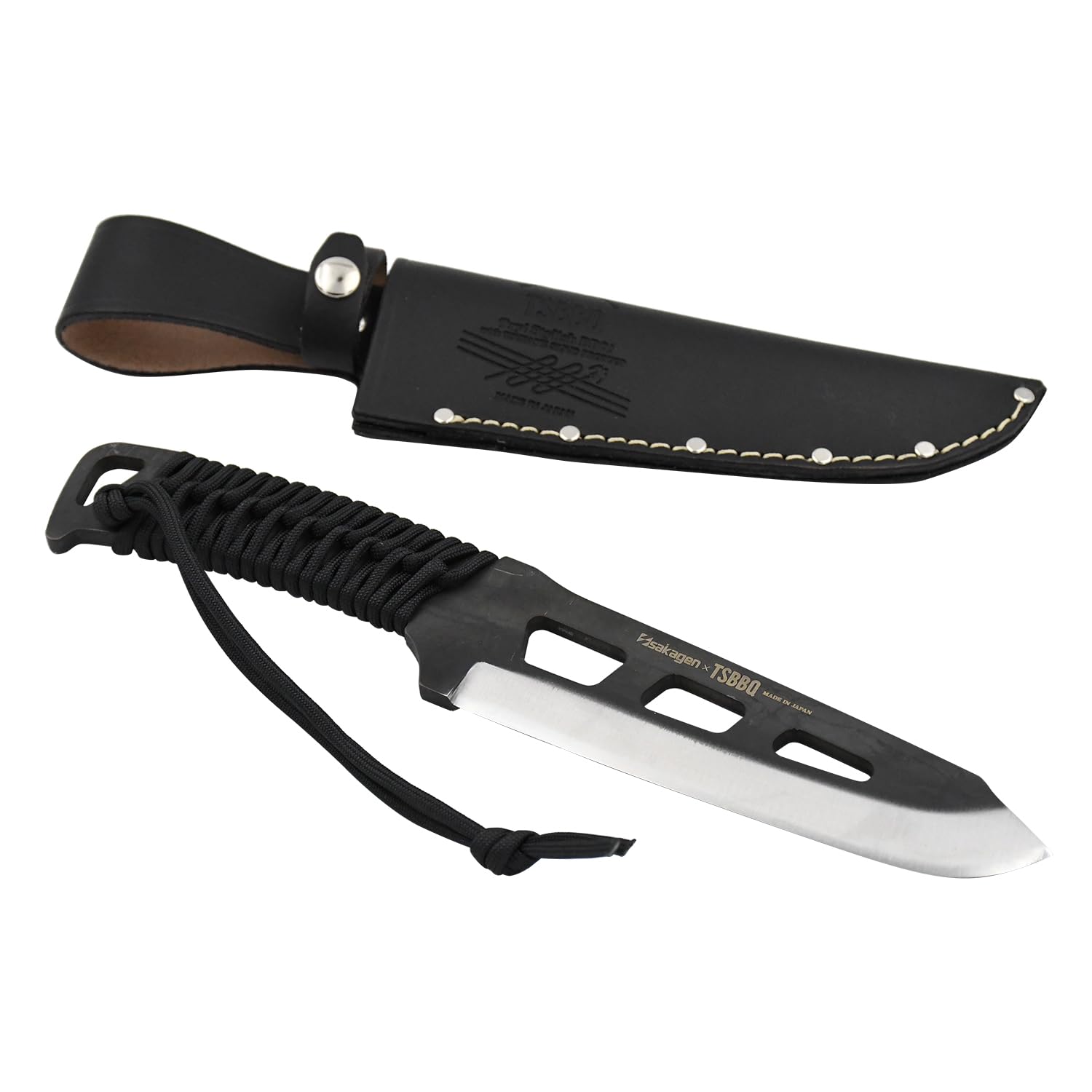 【燕三条製】sakagen×TSBBQ スケルトン ナタナイフ TSBBQ-033 MADE IN JAPAN