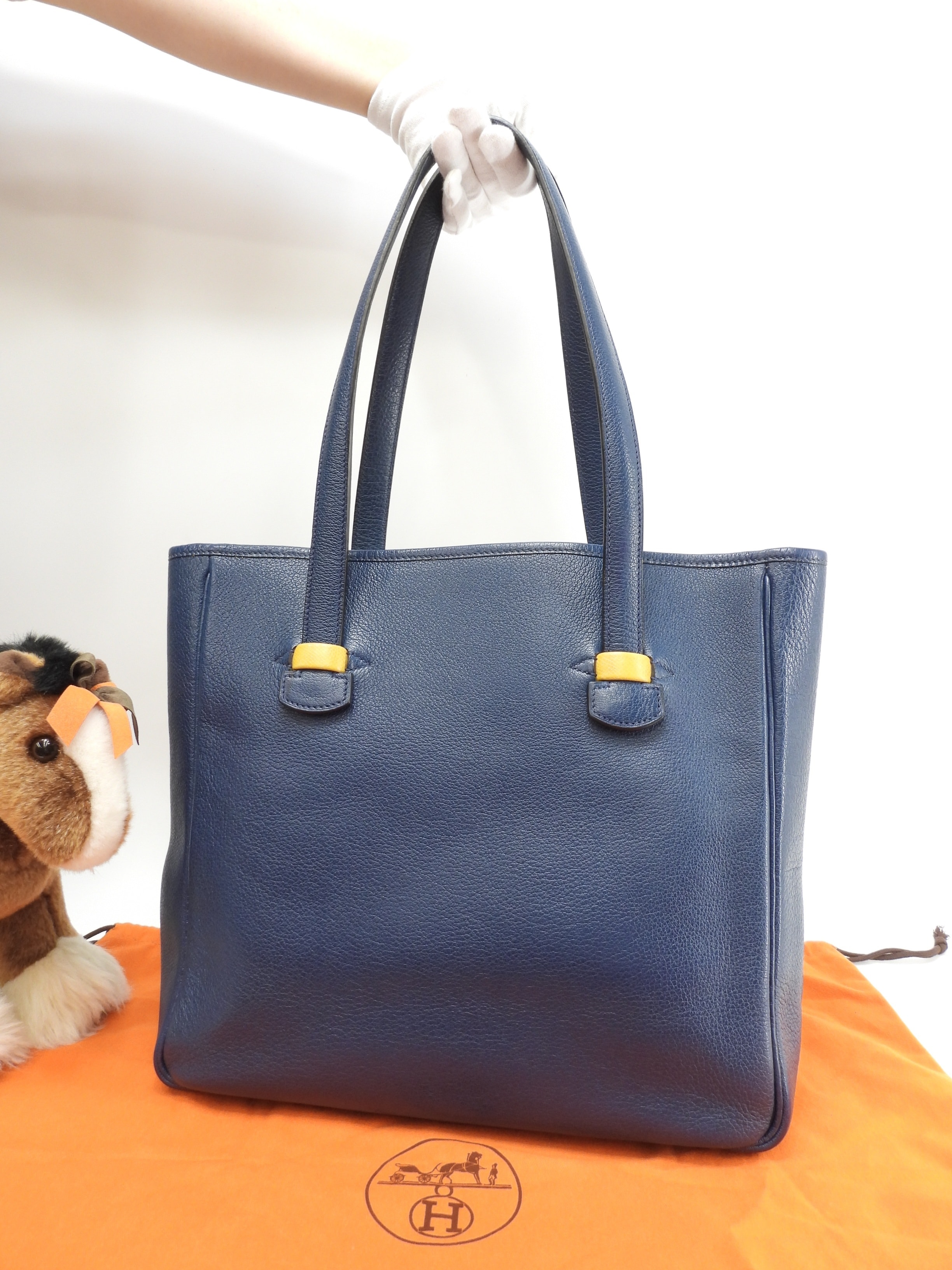 ギャロップFT1 ブッフルスキッパー 青 トートバッグ ショルダーバッグ 美品@A