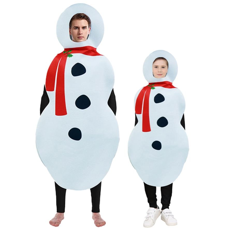 【3日間発送 赤字覚悟】クリスマス コスプレ 雪だるま 衣装 スノーマン 仮装 着ぐるみ コスチューム 大人 子供