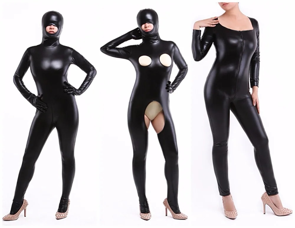 スパンデックス ゼンタイ メタリック セクシー 全身タイツ コスチューム ハ ロウィン コスプレ品質良い 店舗お勧め
