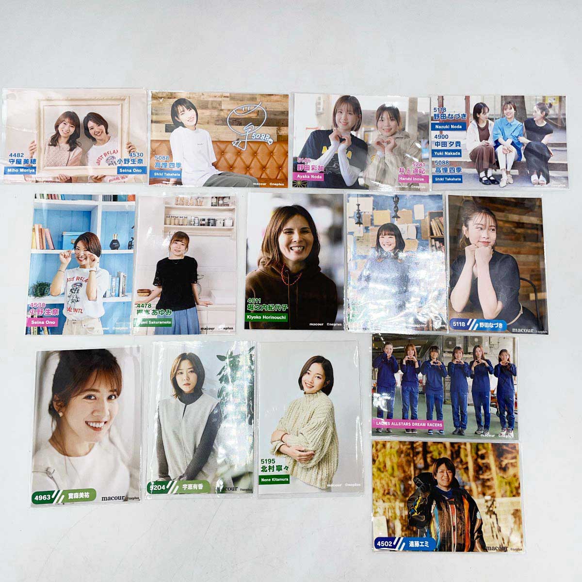 【中古】[14点セット] マクールブロマイドコレクション ボートレース 北村寧々/宇恵有香/實森美祐/守屋美穂/井上遥妃/高憧四季 ほか