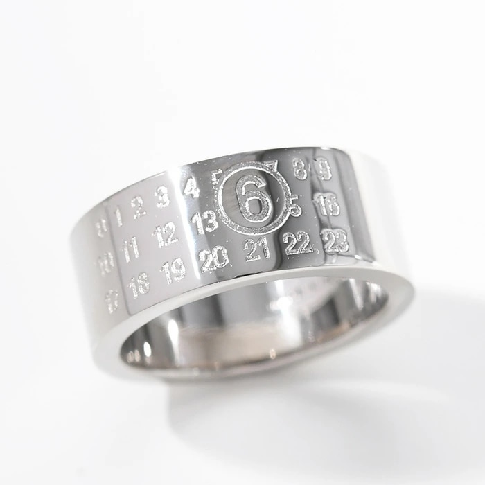 指輪 アクセサリー Numeric ミニマル シグネチャー リング SM