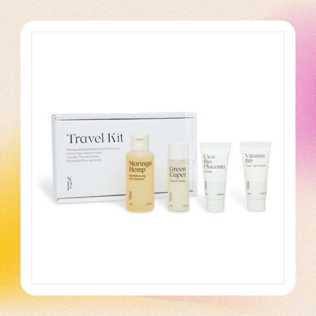 トラベルキット（ジェルクレンザー 50ml+トナーエッセンス 30ml+シカクリーム 15ml+トーンアップクリーム 15ml）