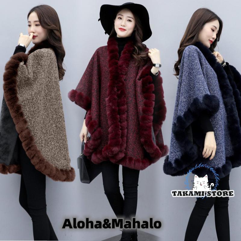 新品 【 迅速な出荷 】ポンチョコート アウター ケープ カーディガン【girl shop】