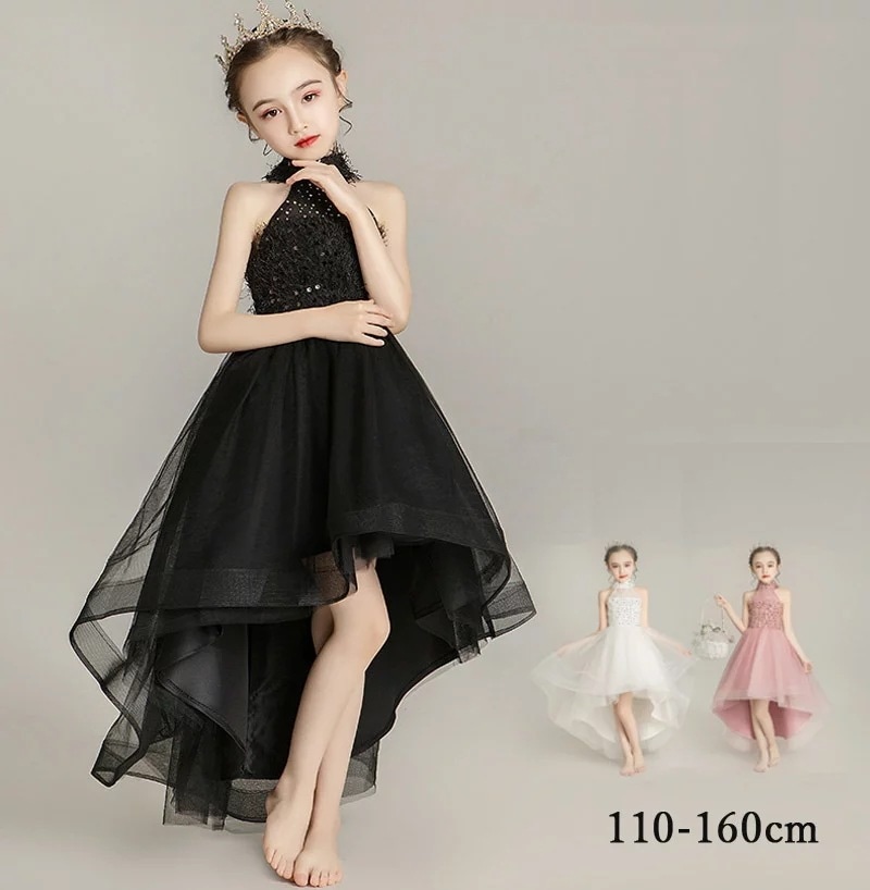 子供ドレス キッズドレス 女の子 フォーマル発表会 結婚式 ワンピース 子ども ドレス 子供服 ドレス スパンコール レース ノースリーブ ロング丈 パーティドレス 子供フォーマルドレス 入学式